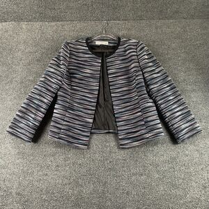 Tahari White Black Jacket Womens Size 10